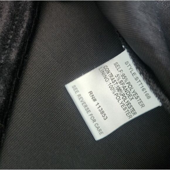 Sugarlips NWOT Michelle velvet and sequined pop sleeves mock neck top blouse - Picture 11 of 16